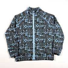 S/S SHIRT with Flames-Logo Black 002